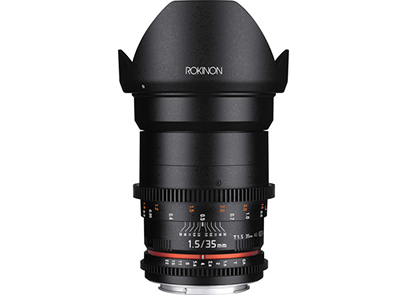 Samyang Rokinon 35mm T1.5 Cine Lens for Canon EF Rental