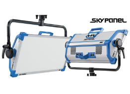 ARRI SkyPanel S60-C LED Softlight with Pole Operated Yoke (Black, Bare Ends) Rental