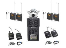 Zoom H6 x 4 Sennheiser G3 Wireless Microphone & Receive Rental