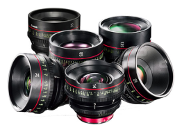 Set Canon T1.3 LF Cinema Prime Lens (EF Mount) rental
