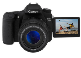 Canon EOS 70D DSLR Camera (Body Only) Rental